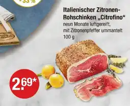 V Markt Italienischer zitronen-rohschinken citrofino Angebot