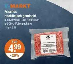 V Markt V-markt frisches hackfleisch gemischt Angebot