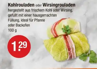 V Markt Kohlrouladen oder wirsingrouladen Angebot