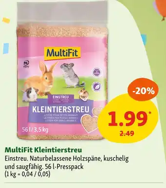 Fressnapf Multifit kleintierstreu Angebot