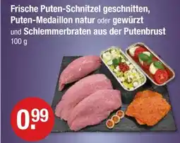 V Markt Frische puten-schnitzel geschnitten Angebot