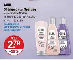 V Markt Guhl shampoo oder spülung Angebot