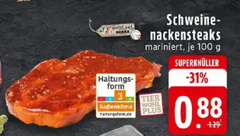 Edeka Schweinenackensteaks Angebot