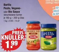 V Markt Barilla pesto, vegane- oder bio sauce Angebot