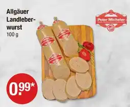 V Markt Peter michelor allgäuer landleberwurst Angebot