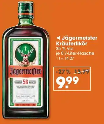 V Markt Jägermeister kräuterlikör Angebot