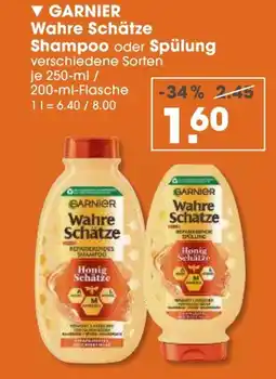 V Markt Garnier shampoo oder spülung Angebot