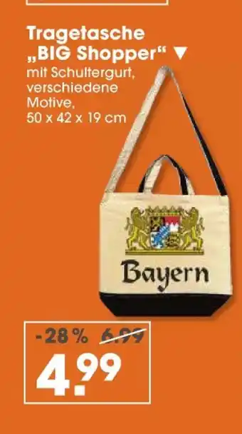 V Markt Tragetasche big shopper Angebot