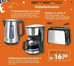 V Markt Emerio wasserkocher oder toaster oder kaffeemaschine Angebot