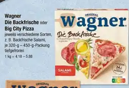 V Markt Wagner die backfrische oder big city pizza Angebot