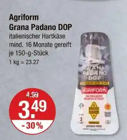 V Markt Agriform grana padano dop Angebot