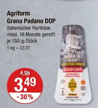 V Markt Agriform grana padano dop Angebot