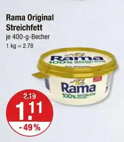 V Markt Rama original streichfett Angebot