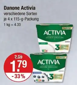 V Markt Danone activia Angebot