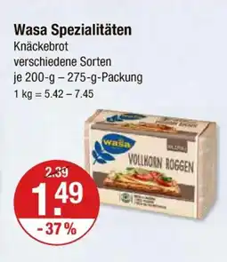 V Markt Wasa wasa spezialitäten Angebot