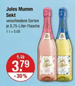 V Markt Jules mumm sekt Angebot