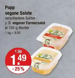 V Markt Popp vegane salate Angebot