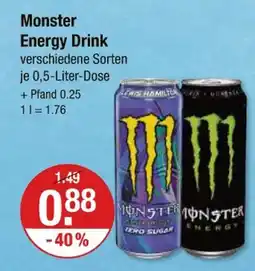 V Markt Monster energy drink Angebot