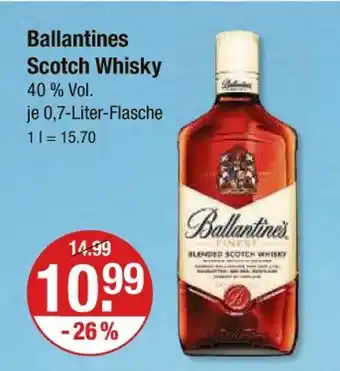 V Markt Ballantines scotch whisky Angebot