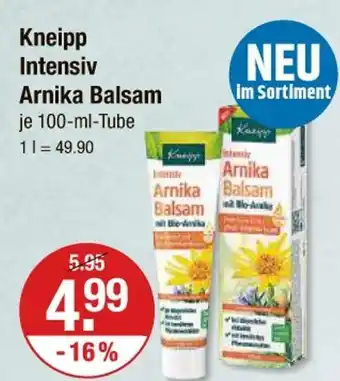 V Markt Kneipp intensiv arnika balsam Angebot