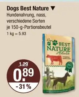 V Markt Best nature dogs best nature Angebot