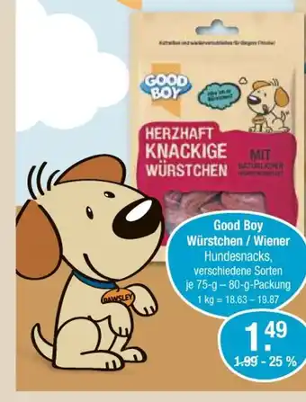 V Markt Good boy würstchen / wiener Angebot