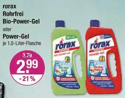 V Markt Rorax rohrfrei bio-power-gel oder power-gel Angebot