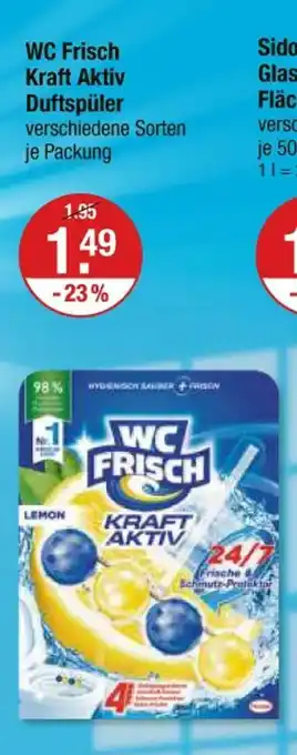 V Markt Wc frisch kraft aktiv duftspüler Angebot