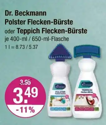 V Markt Dr. beckmann polster flecken-bürste oder teppich flecken-bürste Angebot