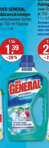 V Markt Der general allzweckreiniger Angebot