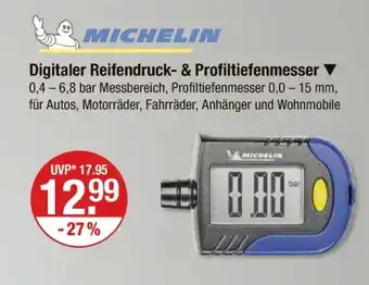 V Markt Michelin digitaler reifendruck- & profiltiefenmesser Angebot