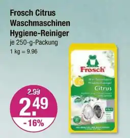 V Markt Frosch citrus waschmaschinen hygiene-reiniger Angebot