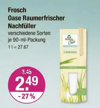 V Markt Frosch oase raumerfrischer nachfüller Angebot