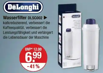 V Markt Delonghi wasserfilter Angebot