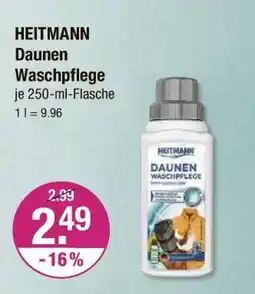 V Markt Heitmann daunen waschpflege Angebot