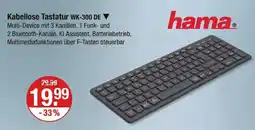 V Markt Hama kabellose tastatur wk-300 de Angebot