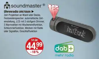 V Markt Soundmaster uhrenradio Angebot