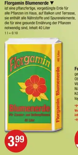 V Markt Florgamin blumenerde Angebot