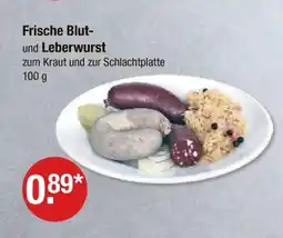 V Markt Frische blut- und leberwurst Angebot