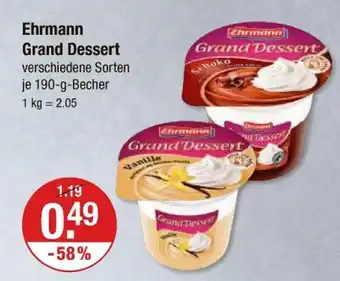 V Markt Ehrmann grand dessert Angebot