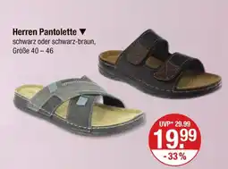 V Markt Herren pantolette Angebot