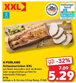 Kaufland K-purland schweinerücken xxl Angebot