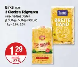 V Markt Birkel 3 glocken teigwaren Angebot