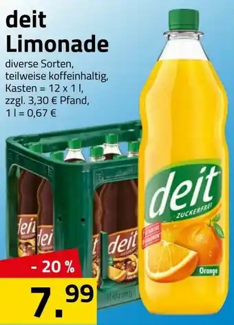 Logo Getränkemarkt Deit Limonade 12x1L Angebot