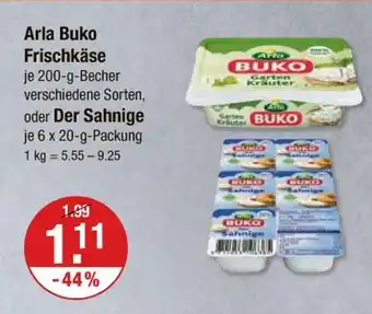 V Markt Arla buko frischkäse oder der sahnige Angebot