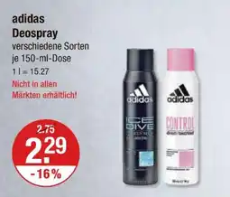 V Markt Adidas deospray Angebot