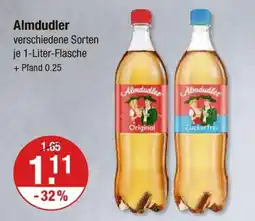 V Markt Almdudler original, zuckerfrei Angebot