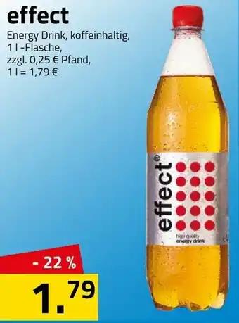 Logo Getränkemarkt Effect Energy Drink 1L Angebot