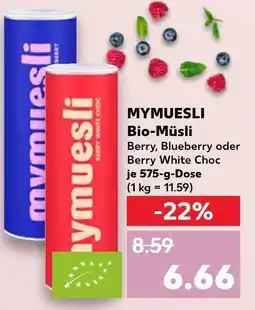 Kaufland Bio-müsli mymuesli Angebot