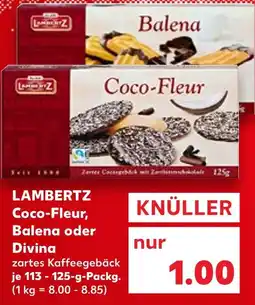 Kaufland Lambertz coco-fleur oder balena oder divina Angebot